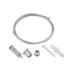 Подвес тросовый L2000 к светильнику Iron/Strong 1.5х2000мм (уп.2шт) VARTON V4-I0-70.0002.IR0-0005