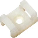 Площадка под хомуты PCP-S 22х16-100WH с монтажн. отверст. PA6.6 бел. (уп.100шт) JazzWay 5055186