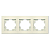 Рамка 3-м Афина универс. сл. кость (ivory) Universal A0045-I