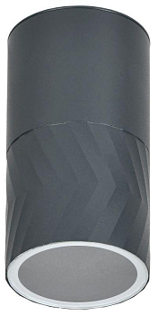 Светильник 5110 GU10 IP65 уличный потолочный сер. IEK LT-UPU0-5110-GU10-1-K03