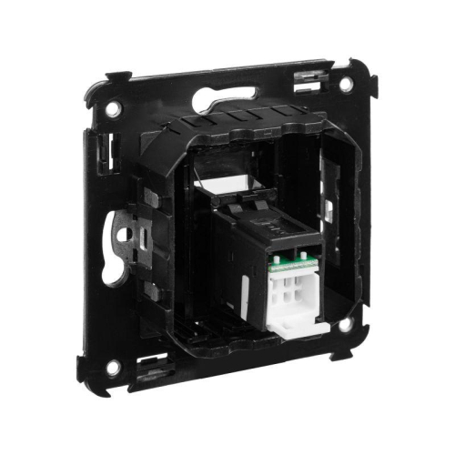 Розетка компьютерная 1-м СП Avanti "Черный матовый" RJ45 кат.6 DKC 4412293