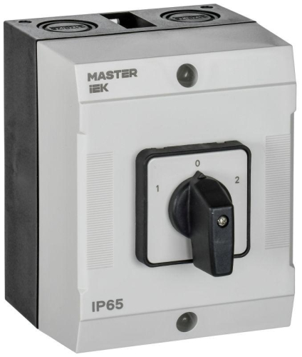 Переключатель кулачковый 40А (сх. 53) в боксе стандартная рукоятка IEK MI-CS20-040-053