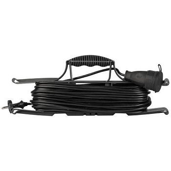 Удлинитель-шнур на рамке 1х20м без заземл. ПВС 2х0.75 GREEN LINE FR-6-20m Эра Б0065100