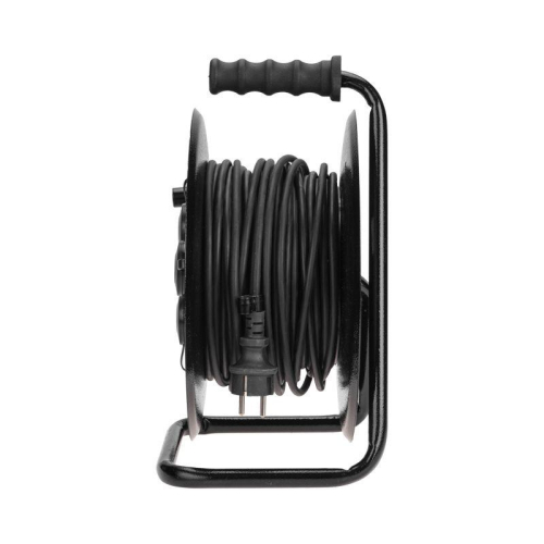 Удлинитель на метал. катушке 4х40 с заземл. IP44 КГ 3х1.5 c защ. крышкой Rexant 13-5012