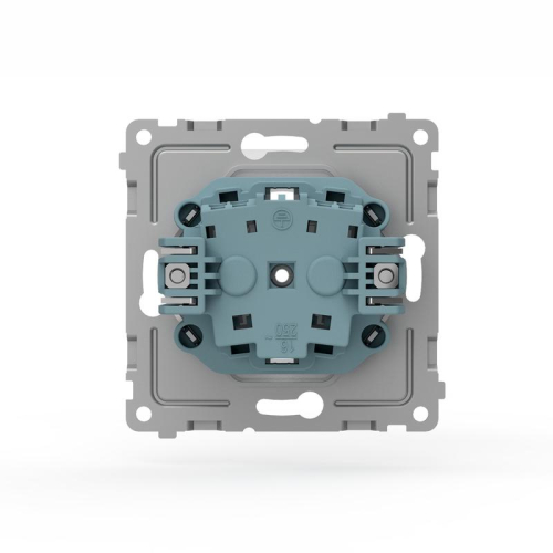 Розетка 1-м СП Pixel IP44 с заземл. защ. шторки с крышкой механизм бел. TOKOV ELECTRIC TKE-PX-R1ZSW1-C01-IP44