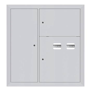Щит этажный 2кв. слаботочка слева (1000х950х160) Basic EKF mb28-v-2z
