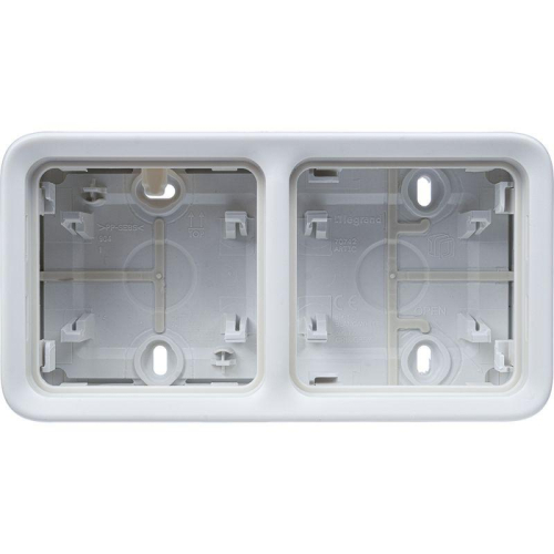 Коробка установочная ОП 2-м Plexo горизонт. бел. Leg 069690