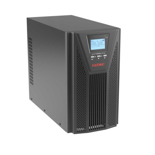 Источник бесперебойного питания Онлайн для Small Tower 3000 ВА/2700Вт 1/1 4xSchuko EPO USB RS-232 RJ45 8х7А.ч DKC SMALLT3A10S