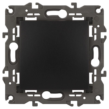 Выключатель 1-кл. СП Elegance 14-1101-05 10А IP20 250В 10AX механизм антрацит Эра Б0034212