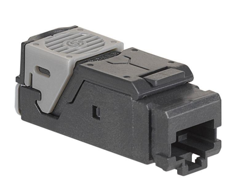 Коннектор 6хRJ45 кат.5E UTP высок. плотности (уп.6шт) Leg 033753