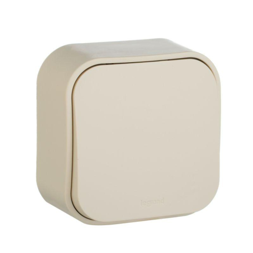 Выключатель 1-кл. ОП Quteo 10А IP20 10AX сл. кость IEK 782230