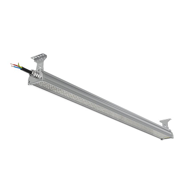 Светильник светодиодный ДСП WP 24 C 120W VW 840 L1200 SI CL 1280х100х85мм 120Вт 4000К IP66 пылевлагозащ. Русский Свет 27072423920