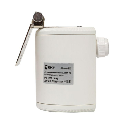 Датчик движения микроволновый MW-707 2000Вт 360град. 30м IP65 бел. для высоких потолков EKF dd-mw-707