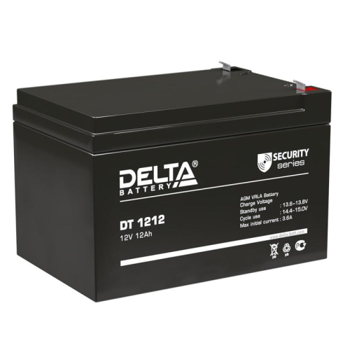 Аккумулятор ОПС 12В 12А.ч DT 1212 Delta 4614010040013