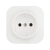 Розетка 1-м ОП Quteo 16А IP20 2P без заземл. без защ. шторок бел. IEK 782210