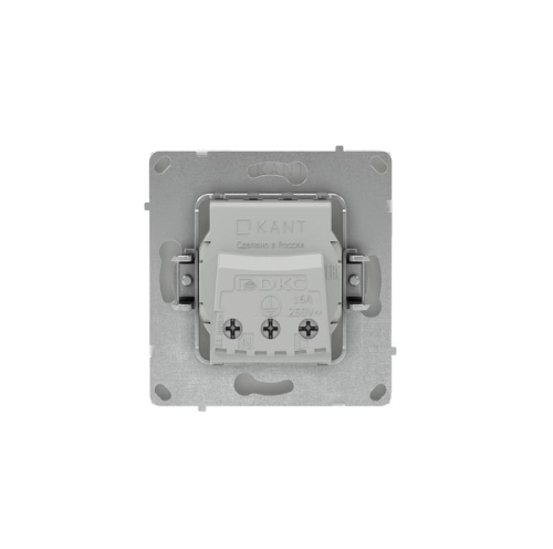 Розетка силовая KANT 2P+E защ. шторки бел. песок DKC 7010003