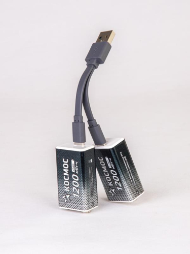 Аккумулятор крона Li-ion 9В 1200мВт.ч (блист.1шт) КОСМОС KOCLi9V1200mAh1BL