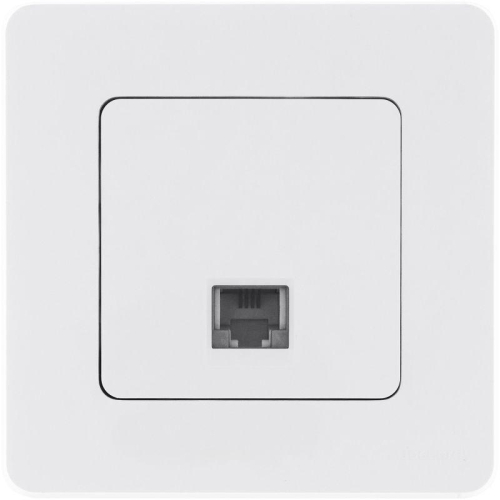 Розетка телефонная Inspiria RJ11 механизм бел. IEK 673820