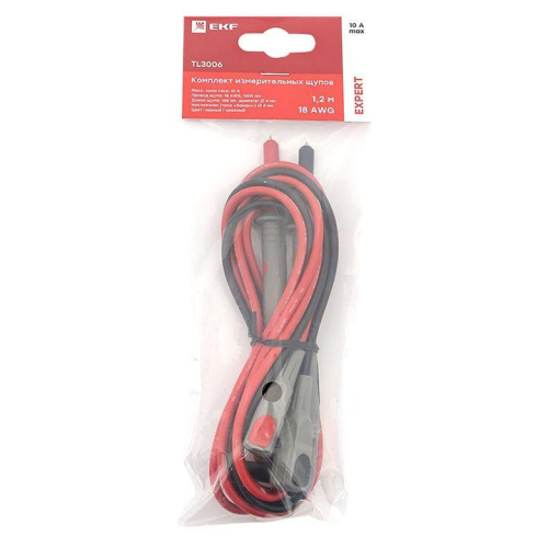 Комплект измерительных щупов TL3006 (1.2м) (18AWG) Expert EKF TL3006