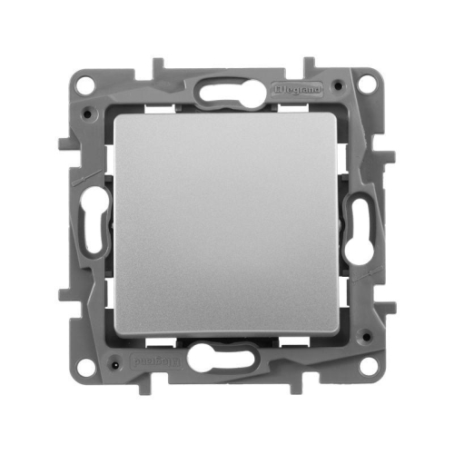 Выключатель 1-кл. СП Etika 10А IP20 250В 10AX авт. зажимы механизм алюм. IEK 672401