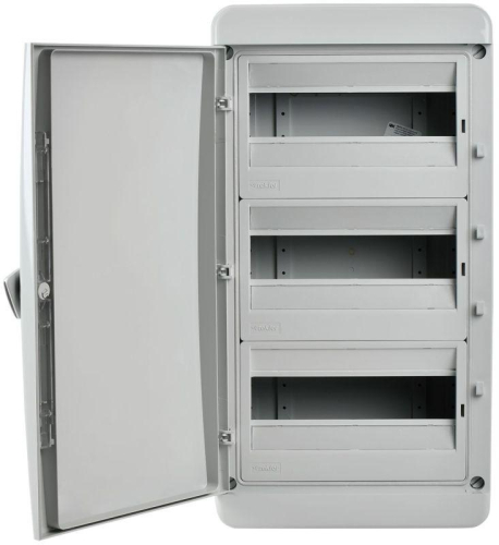 Корпус КМПн-36 TEKFOR IP65 сер. непрозр. дверь пластик. IEK TF5-KP73-N-36-65-K03-K03