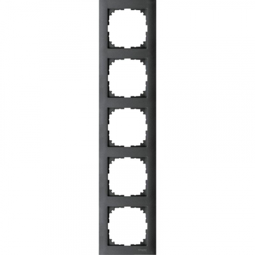 Рамка 5-м M-Pure антрацит SchE MTN4050-3614