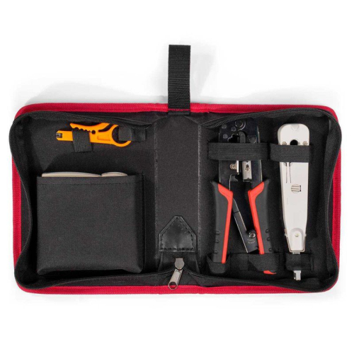 Набор для работ с сетевым кабелем LAN-4 КВТ 85935