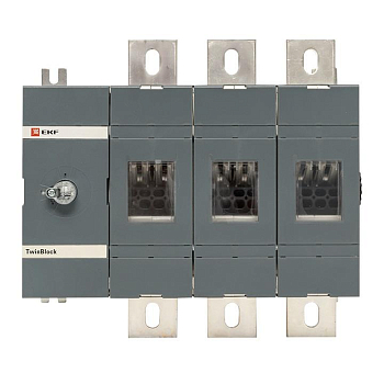 Рубильник 3п 1600А без рукоятки управления TwinBlock PROxima EKF tb-s-1600-3p