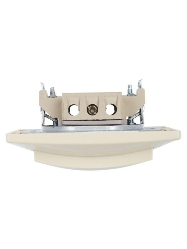 Выключатель 1-кл. СП Кварта 10А IP20 ВС10-1-1-ККм с индикацией крем. GENERICA EVK11-K33-10-DM