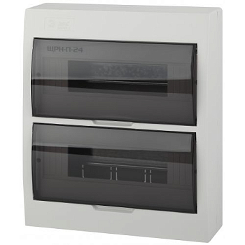 Бокс навесной ЩРН-П-24 24мод. IP41 пластик SIMPLE NO-box_simple-plastic_24_surface BOXS24 Эра Б0041528