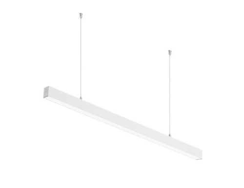 Светильник светодиодный ДПО/ДСО TS 02 S 48 OP 840 L1500 WH 1500х60х60мм 40Вт 4000К IP20 подвесной/накладной линейный со сквоз. провод. в компл. с тросом 3м бел. Русский Свет 11050224297