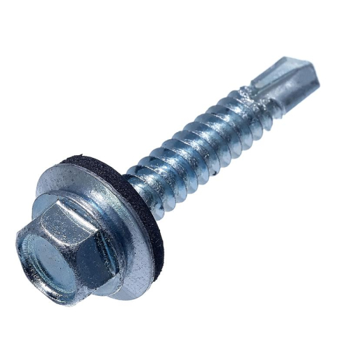 Саморез кровельный 5.5х32 цинк (уп.250шт) ведро СТРОЙМЕТИЗ 2070236