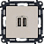 Розетка USB 2-м Valena Life 240В/5В 1500мА с лицев. панелью механизм сл. кость Leg 753512