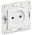 Розетка SKANDY 10А без заземл. защ. шторки SK-R01W арктич. бел. IEK SK-R13-10-K01