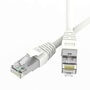 Патч-корд экранированный SLIM CAT6A S/FTP 4х2 28 AWG LSZH 0.2м бел. DKC RN6ASF4502WH-28