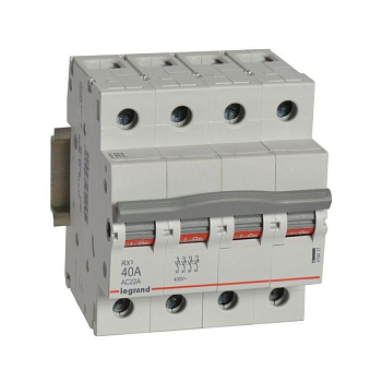 Выключатель-разъединитель 4п 40А RX3 ИЭК Leg 419417