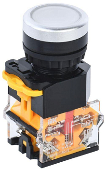 Кнопка D8-11 d22мм 1НО+1НЗ бел. KARAT IEK BBT30-11-3-22-K01