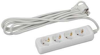 Удлинитель 4х5м с заземл. 16А IP20 U-4e-5m-3х1 ПВС 3х1 Эра Б0028375