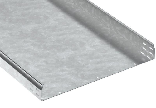 Лоток листовой неперфорир. 80х600 L2500 сталь 1.5мм HDZ ESCA 7 IEK CLN10-080-600-150-D25-HDZ