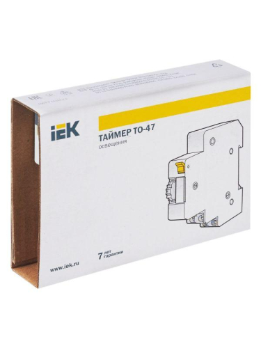 Таймер освещения ТО-47 16А 230В на DIN-рейку KARAT IEK MTA30-16