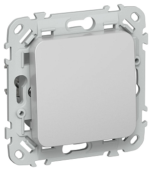 Выключатель 1-кл. СП FLITE ВС11-1-0-ФлА 10А механизм алюм. IEK FI-V10-0-10-1-K47