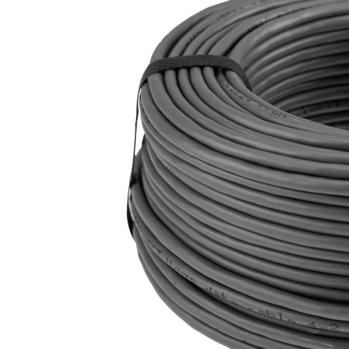 Кабель витая пара U/UTP кат.5E 4х2х24AWG CU медь 100МГц PVC сер. (уп.50м) PROCONNECT 01-0052-50