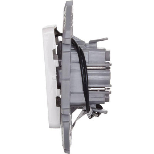 Выключатель 1-кл. Inspiria 10А IP20 250В 10AX с подсветкой/индикацией механизм бел. IEK 673610