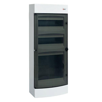 Щит комбинированный Unix 2х12мод. + 1 монтаж. плата 4 габарит IP41 прозр. дверь PROxima EKF ux-2x12+1m-n