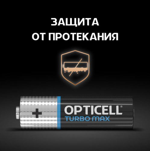 Элемент питания алкалиновый AA/LR6 (блист. 12шт) Turbo Max Opticell 6053009