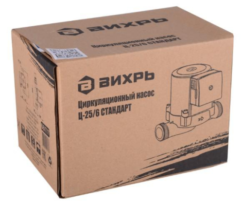 Насос циркуляционный Ц-25/6 СТАНДАРТ Вихрь 68/7/7