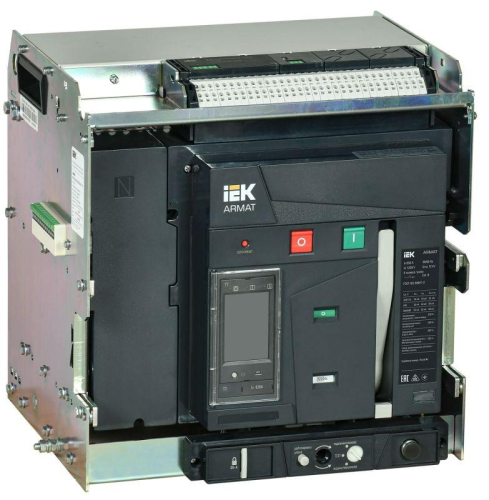 Выключатель автоматический воздушный 4п A 630А 55кА TT выдвиж. с комплектом аксессуаров ARMAT IEK AR-ACB-4VA-055-0630A-TTCF