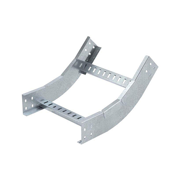 Угол вертикальный внутренний 45град. 80х500 R600 лонжерон 1.5мм в компл. с крепежн. элемент. и соед. пластинами гор. оцинк. DKC LIH0865KHDZ