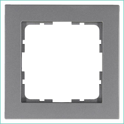 Рамка 1-м G-Classic алюм. Jasmart G1001S