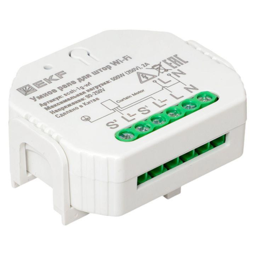 Реле для штор в подрозетник Умное Wi-Fi Connect EKF scsh-1g-wf